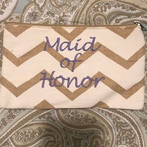 Maid of Honor cosmetic bag